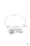 Paparazzi Come What May and Love It - Bracelet White Box 91