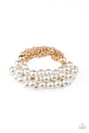 Paparazzi Up Class Clash - Bracelet Gold Box 54