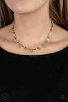 Paparazzi Sahara Social - Necklace Blue Box 92