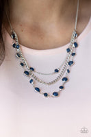 Paparazzi Goddess Getaway - Necklace Blue Box 136