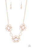 Paparazzi Your Chariot Awaits - Necklace Rose Gold LOP Exclusive Box 25