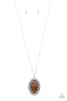 Paparazzi Exquisitely Enchanted - Necklace Brown Box 112