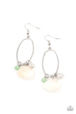 Paparazzi This Too SHELL Pass - Earrings Blue Green Box 116