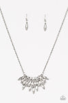 Paparazzi Crown Couture - Necklace Silver Box 52