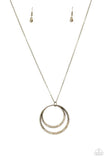 Paparazzi Front and Epicenter - Necklace Brass Box 84