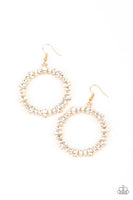 Paparazzi Glowing Reviews - Earrings Gold Box 129