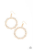 Paparazzi Glowing Reviews - Earrings Gold Box 129