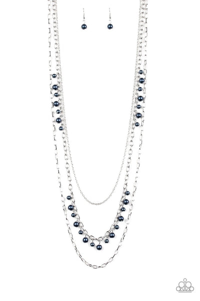 Paparazzi Pearl Pageant None - Necklace Blue Box 123
