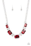 Paparazzi Flawlessly Famous - Necklace Red Box 126