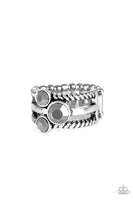 Paparazzi Head In The Stars - Ring Silver Box 91