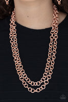 Paparazzi Grunge Goals - Necklace Copper Box 121