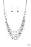 Paparazzi Financially Fabulous - Necklace Purple Box 76