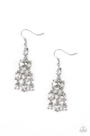 Paparazzi Demurely Divine -  Earrings White Box 61