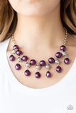 Paparazzi Queen Of The Gala - Necklace Purple Box 35