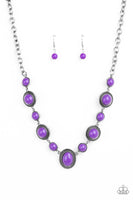 Paparazzi Voyager Vibes - Necklace purple Box 5