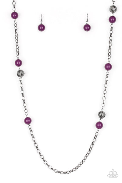 Paparazzi Fashion Fad - Necklace Purple Box 71