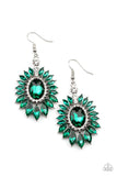 Paparazzi Big Time Twinkle - Earrings Green Box 95