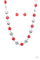 Paparazzi Harmonizing Hotspot - Necklace Red Blix 143