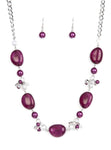 Paparazzi The Top TENACIOUS - Necklace Purple Box 143
