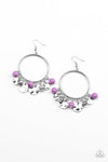 Paparazzi Chroma Chimes - Earrings Purple Box 57