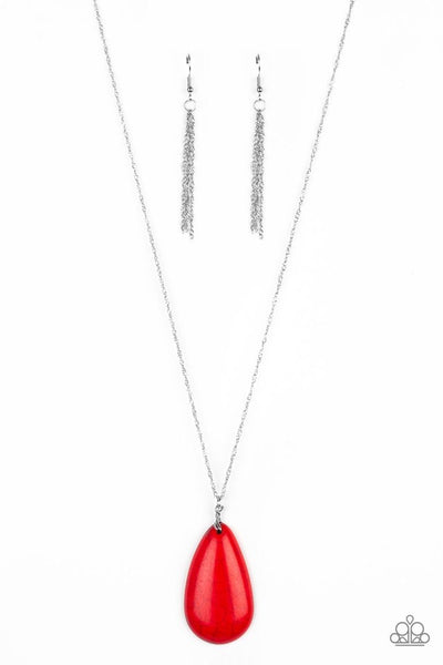 Paparazzi Stone River - Necklace Red Box 22