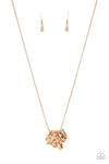 Paparazzi Audacious Attitude - Necklace Gold Box 143