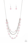 Paparazzi Goddess Getaway - Necklace Pink Box 125