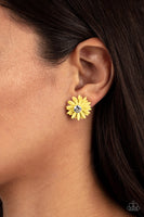 Paparazzi Sunshiny DAIS-y - Earrings Yellow Box 138