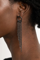Paparazzi Divinely Dipping - Earrings Black Box 113
