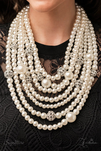 White pearl 2025 necklace paparazzi