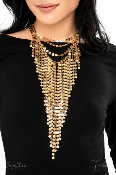 Paparazzi The Suz - 2022 ZI Collection Necklace Gold