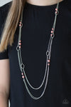 Paparazzi The New Girl In Town - Necklace Orange Box 45