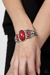 Paparazzi A Touch of Tiki - Bracelet Red Box 111
