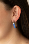 Paparazzi Bursting With Brilliance - Earrings Blue Box 108