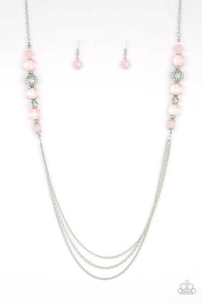 Paparazzi Native New Yorker - Necklace Pink Box 57