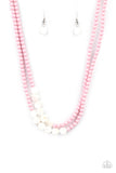 Paparazzi Extended STAYCATION - Necklace Pink Box 110