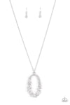 Paparazzi Spotlight Social - Necklace White Box 107