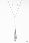 Paparazzi Timeless Tassels -  Necklace Silver Box 91