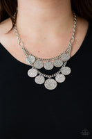 Paparazzi Works Every CHIME - Necklace Silver Box 12