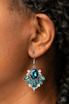 Paparazzi Glitzy Go-Getter - Earrings Blue Box 129