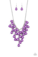Paparazzi Serenely Scattered -  Necklace Purple Box 59