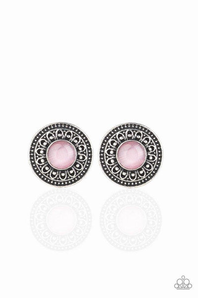 Paparazzi Fine Floral - Earrings Pink Box 84