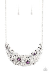 Paparazzi Fabulously Fragmented - Necklace Purple Box 137