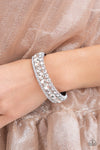 Paparazzi Mega Megawatt - Bracelet White LOP Exclusive Box 11