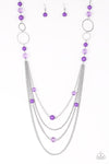 Paparazzi Bubbly Bright - Necklace Purple Box 64