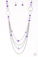 Paparazzi Bubbly Bright - Necklace Purple Box 64