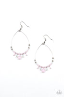 Paparazzi Exquisitely Ethereal - Earrings Pink Box 53