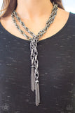 Paparazzi SCARFed for Attention-Necklace Black Box 42
