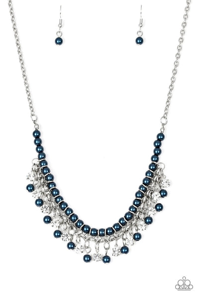 Paparazzi A Touch of CLASSY - Necklace Blue Box 104