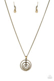 Paparazzi Upper East Side - Necklace Brass Box 71